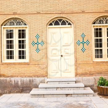 blur in iran the old building    antique tradition monastery temple  religion