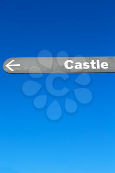 blur in south africa close up of the castle sign like    texture background