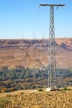   utility pole in africa morocco energy and distribution pylon