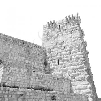 in jordan the old caste of ash shubak and his tower in the sky