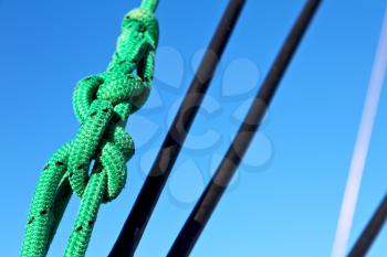 in australian catamaran a old rope in the sky like abstract concept