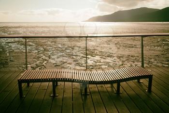 in australia the pier beach of  cairns  like concept of relax