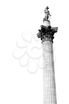 column in london england old architecture and sky