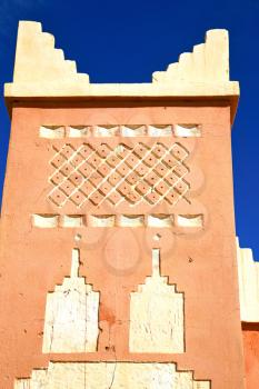 in morocco africa            minaret  and the blue  sky