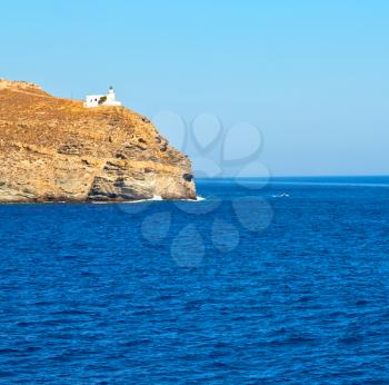 from       the    boat greece islands in     mediterranean sea and sky