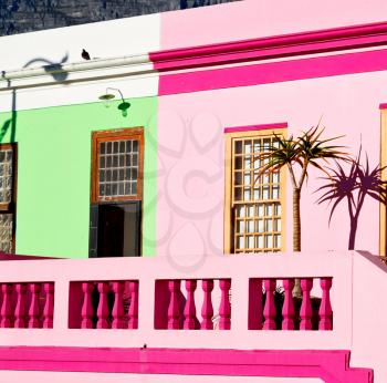 blur in south africa cape town    bo kaap architecture   like   texture background