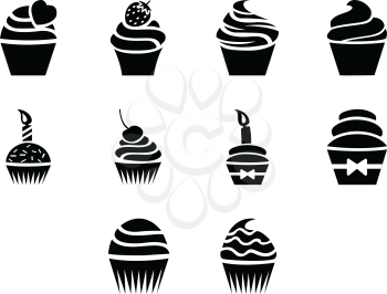 

collection of buttons icon vector