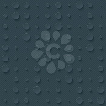 Dark rain dots walpaper. 3d seamless background. Vector EPS10.