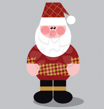 Vector. Santa Claus in color 02