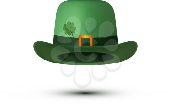 St. Patrick's Day Green Hat. Vector illustration