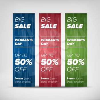 Big sale banner. Sale and discounts. Vector illustration