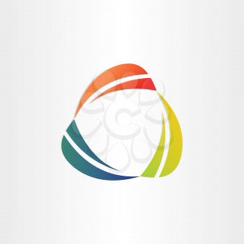 abstract background icon colorful circle design element