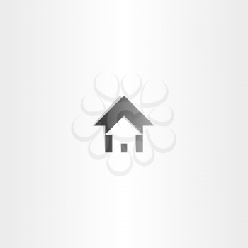 home house black sign vector design symbol