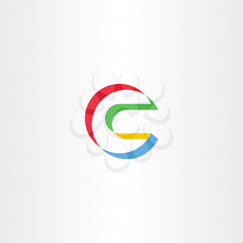 letter c logo c colorful logo logotype vector font