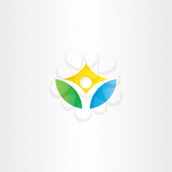 healthy yoga man vector icon logo lifestyle