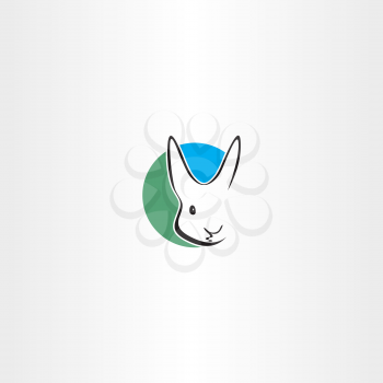 rabbit logo vector design symbol icon