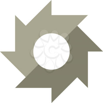 circular saw logo icon symbol design element