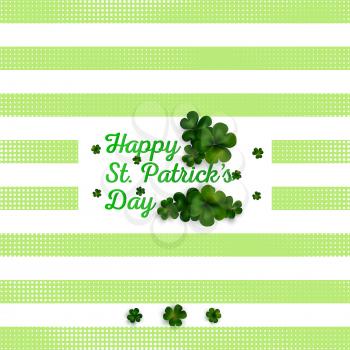 Decoration for St Patricks day. Vector design greetings card or poster.
