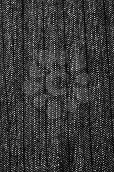 Wallpaper piece of woolen cloth in black and white