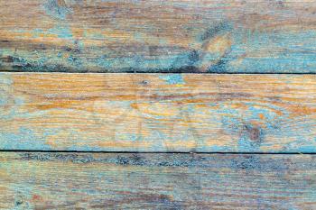 Old painted wooden board background. Vintage wood plank backdrop