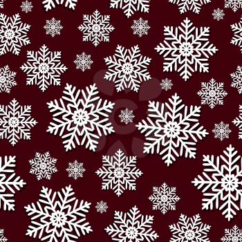 Abstract Christmas and New Year Seamless Pattern Background. Vector Illustration. EPS10