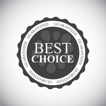 Best Choice Label Isolated Vector Illustration EPS10