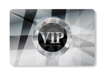 Platinum VIP Members Card Vector Illustration EPS10