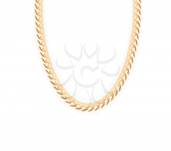 Gold Chain Jewelry. Vector Illustration. EPS10