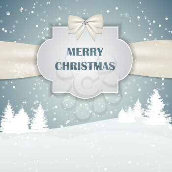 Beautiful Christmas Snowflakes Background Vector Illustration EPS10