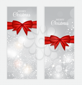 Christmas Gift Card Set Vector Illustration EPS10