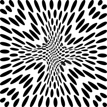 Hypnotic Fascinating Abstract Image.Vector Illustration. EPS10