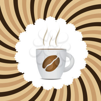Coffee house Template Background Vector Illustration EPS10