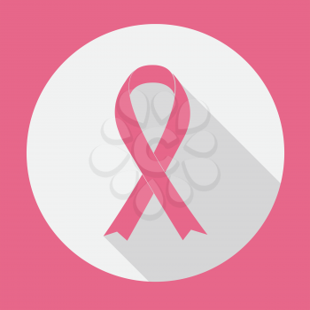 Breast Cancer Awareness Pink Ribbon Vector Illustration EPS10
