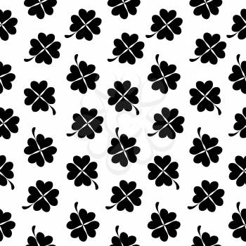 Abstract Natural Clover Seamless Pattern Background Vector Illustration EPS10