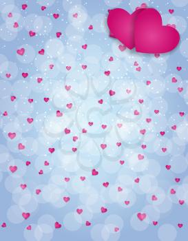 Valentine s Day Love and Feelings Background Design. Vector illustration EPS10