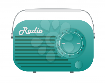Old Radio Tuner Icon Vector Illustration EPS10