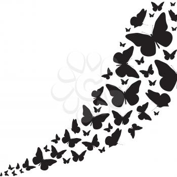 Abstract Background with Butterfly. Vector Illustration EPS10