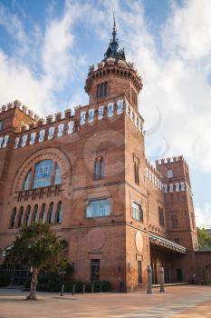 Castell dels tres dragons exterior, built in 1887. Ciutadella Park, Barcelona, Spain