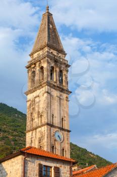  St. Nicholas Church in Perast town, Montenegro