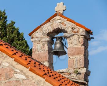 Small bell tower in The monastery Gradiste, Montenegro