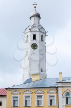 Evfimievskaya bell tower, Sergievskaya church, Veliky Novgorod, Russia. It was built in 1463