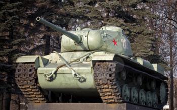 Soviet tank from WWII period
