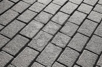 Gray cobble road background photo texture