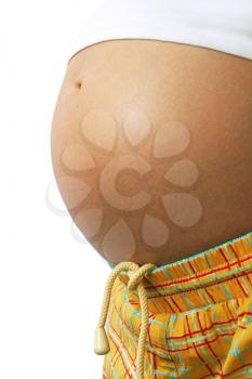 Pregnant woman with nice belly