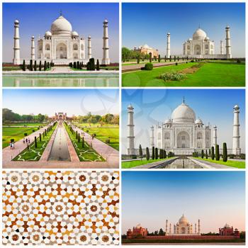 Taj Mahal set, Agra, Uttar Pradesh state in India