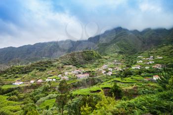 Green hills in the centre of Madeira, Portugal