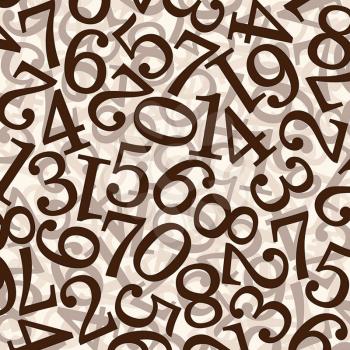 Abstract numbers. Use for background or texture