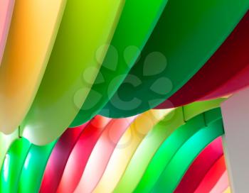 Abstract background with many multicolored stripes