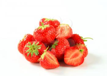 Studio shot of fresh strawberries