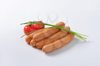 Mini Vienna sausages - studio shot